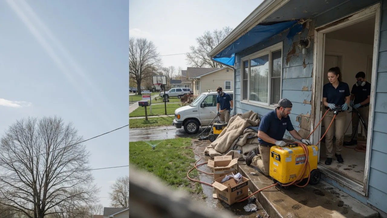 Basement Flood Cleanup in Hebron, ND near me